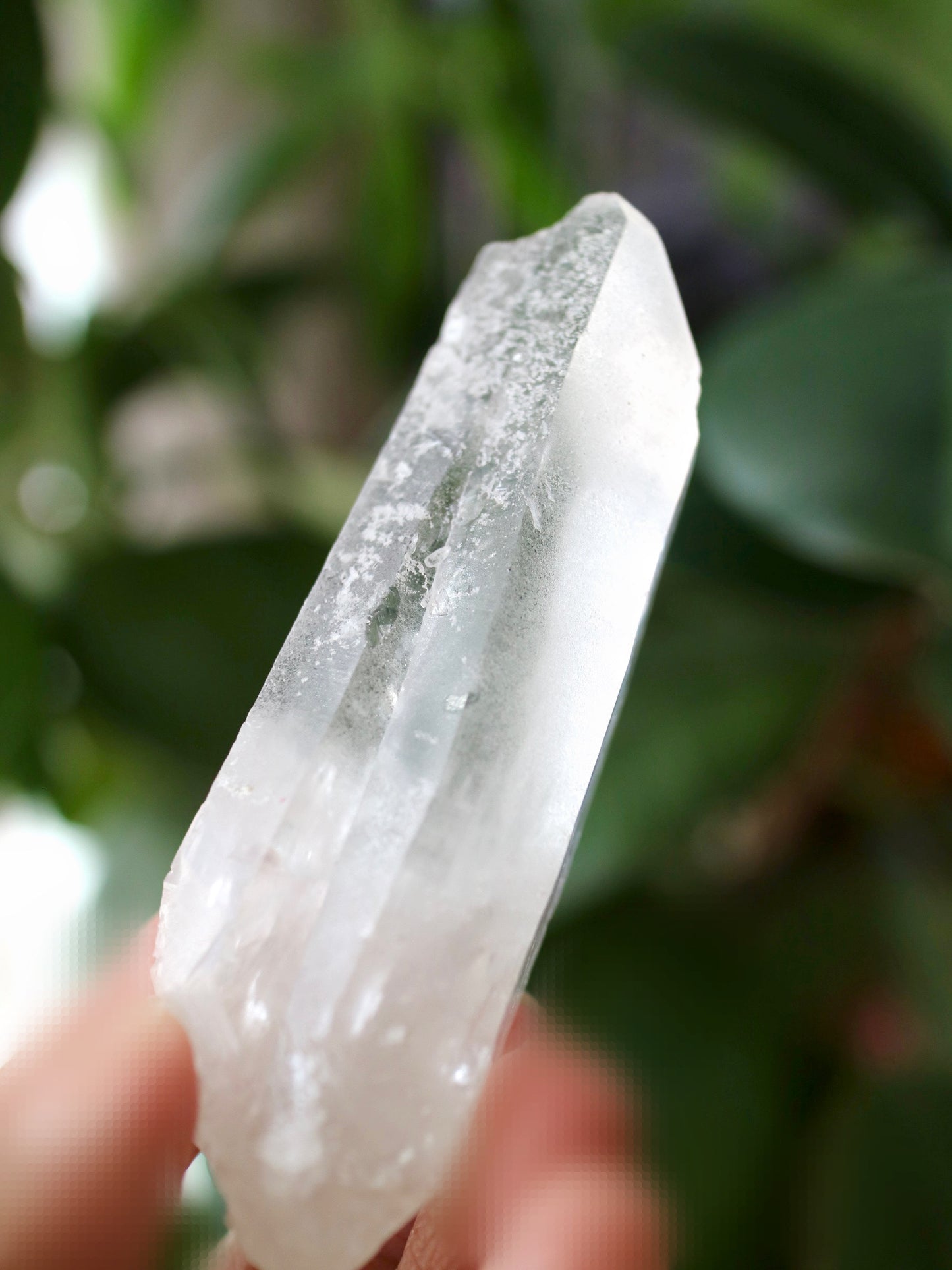 オリジナル鉱山 セラ・ド・カブラル鉱山 レムリアン シード クォーツ ポイント 小 手のひらサイズ Lemurian Seed Quartz Serra do Cabral, MG, Brazil