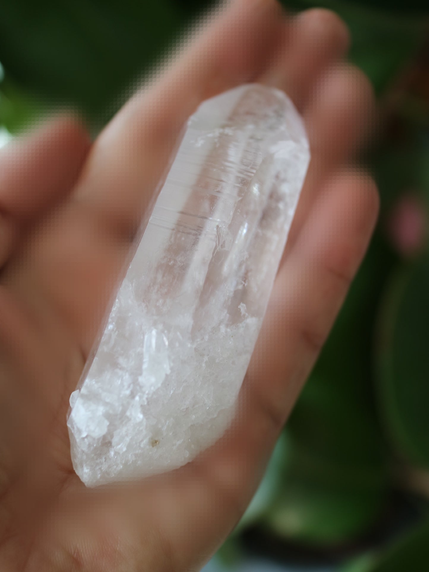 オリジナル鉱山 セラ・ド・カブラル鉱山 レムリアン シード クォーツ ポイント 小 手のひらサイズ Lemurian Seed Quartz Serra do Cabral, MG, Brazil