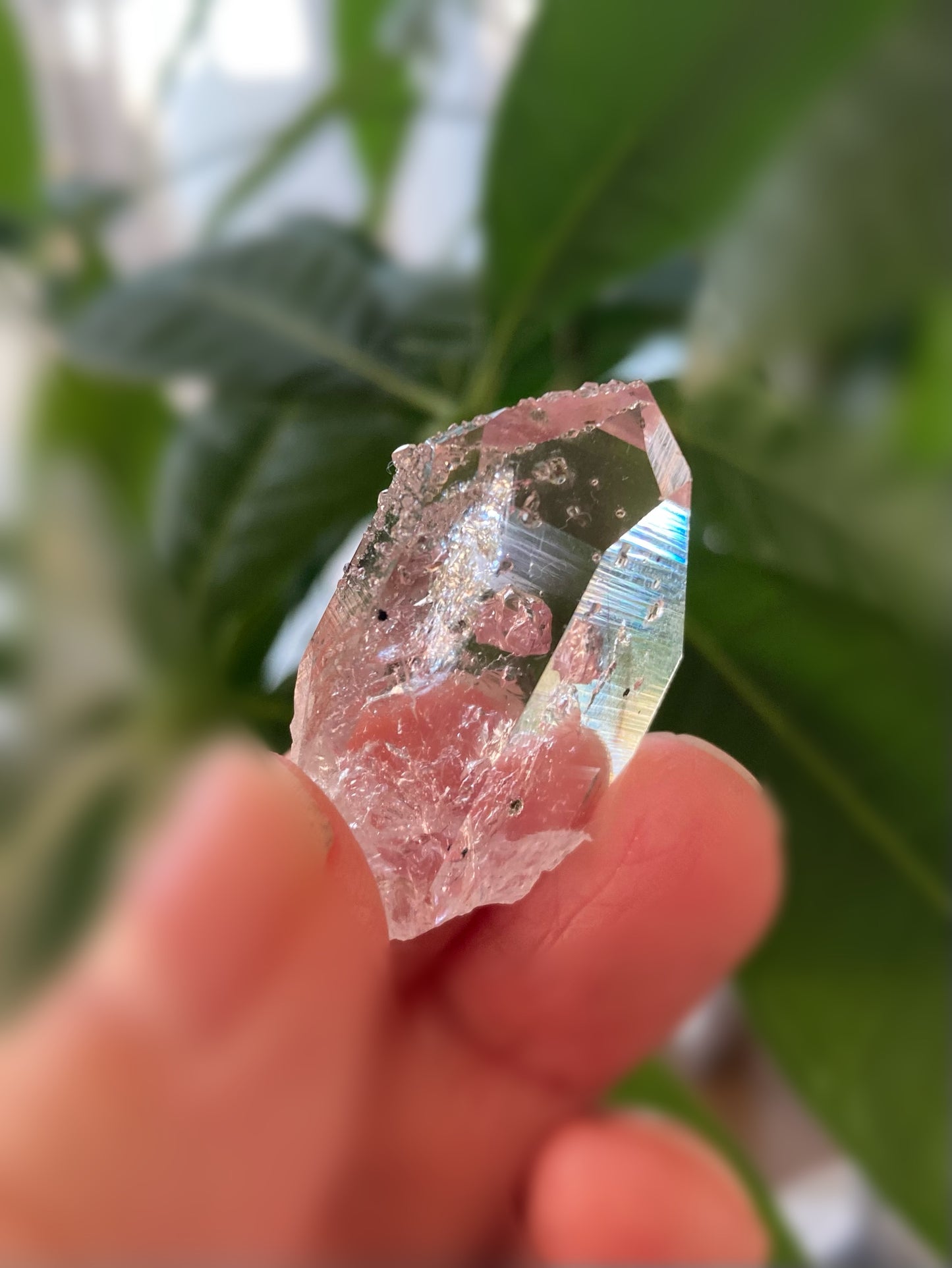 (希少)ブランドバーグ アメジスト with アナルシム (方沸石)(1)
Brandberg Amethyst with Analcime (1)
ナミビア エロンゴ州 ブランドバーグ地方 ゴボボセブ Streep鉱山産 3.4センチ x 2センチ x 1.2センチ、12.2g