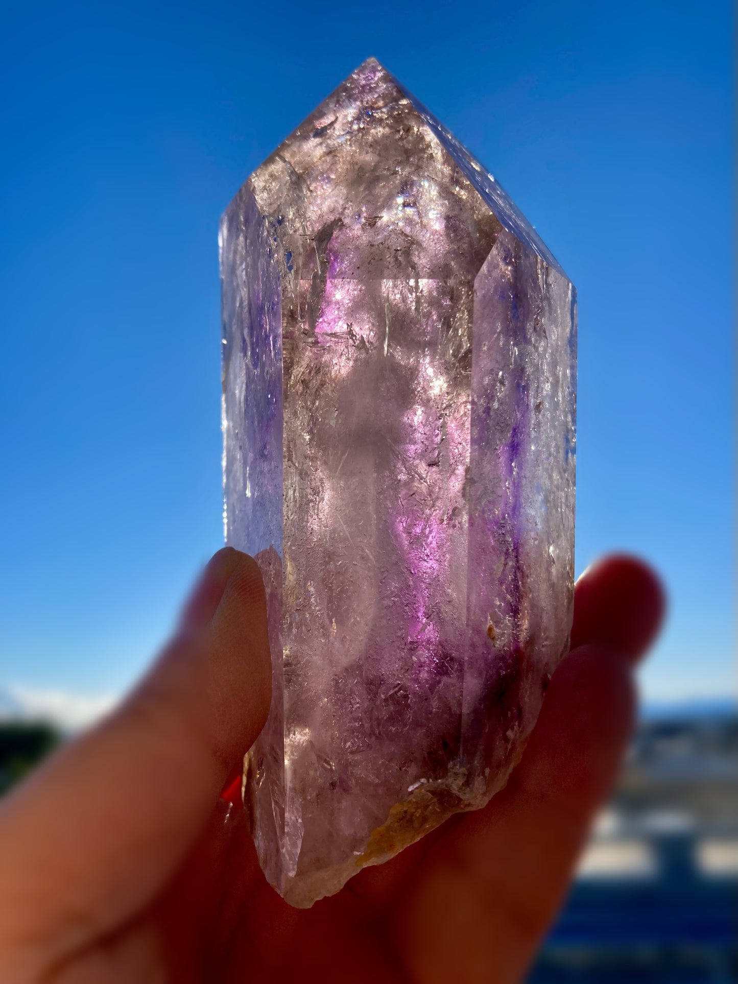 『 アメジスト エレスチャル クォーツ 』 Amethyst Elestial Quartz