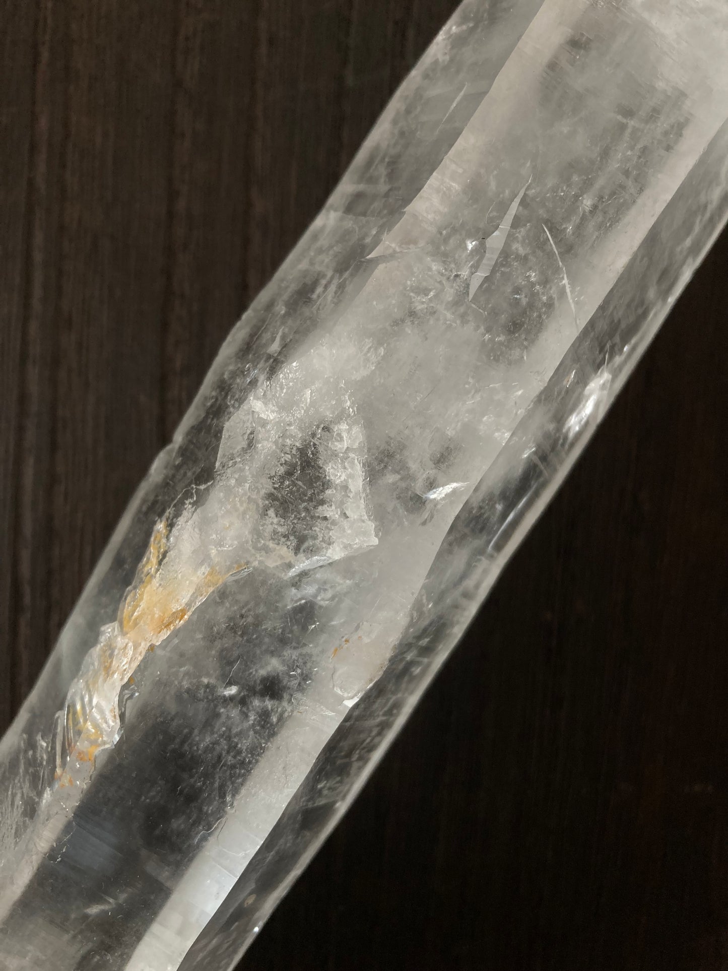 ディアマンティーナ産 パワフル レーザー クォーツ 』 大 Lazer Quartz ブラジル ミナスジェライス州 28cm x 4cm x 4.4cm、850g