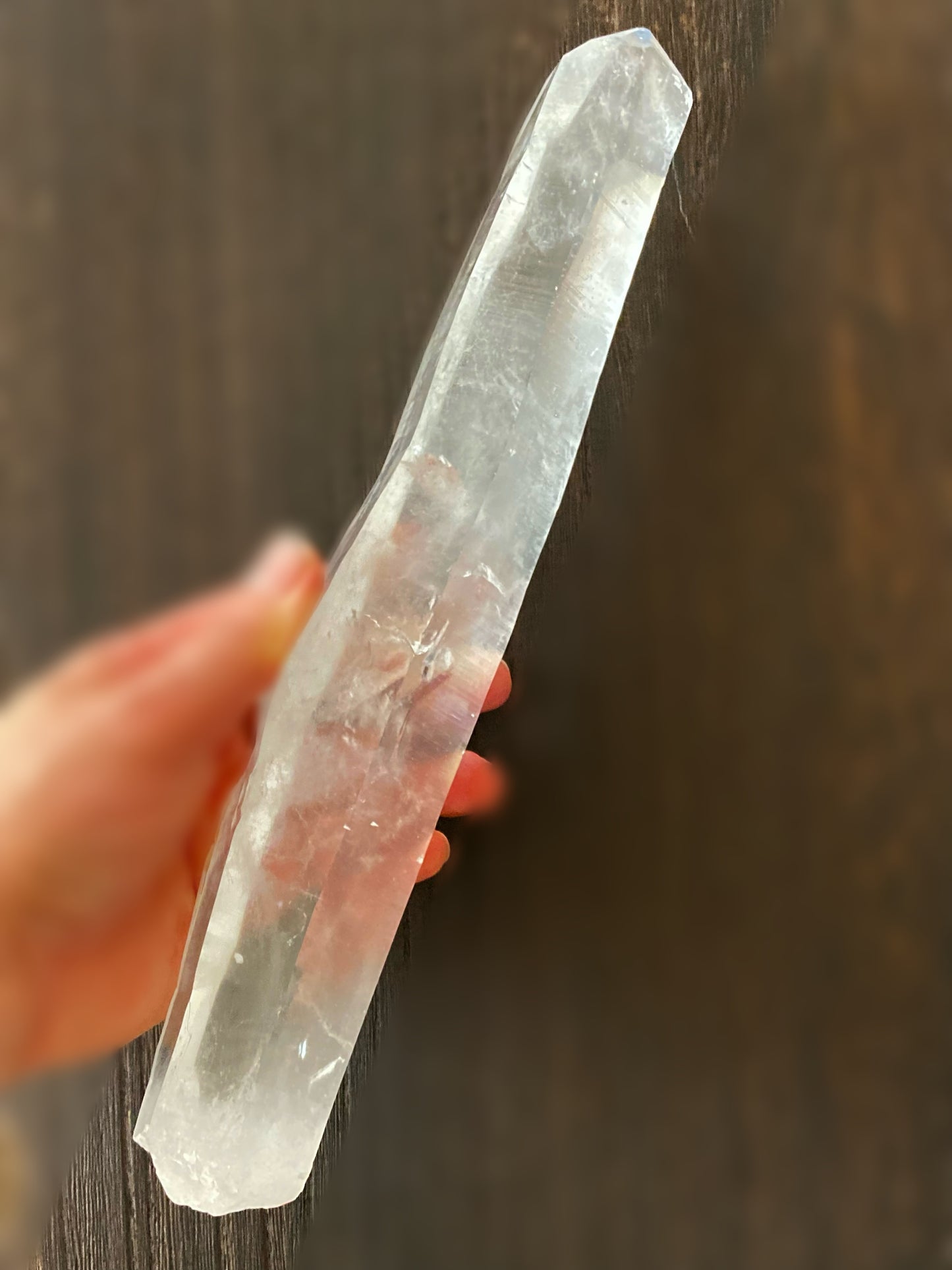 ディアマンティーナ産 パワフル レーザー クォーツ 』 大 Lazer Quartz ブラジル ミナスジェライス州 28cm x 4cm x 4.4cm、850g