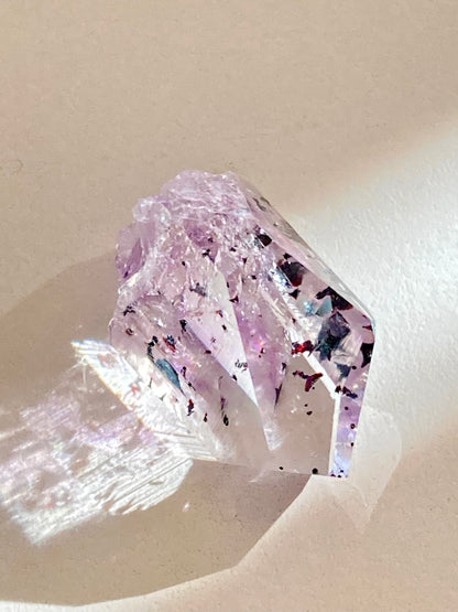 『 ブランドバーグ アメシスト with ヘマタイト 』6  Brandberg Amethyst with Hematite flecks 6