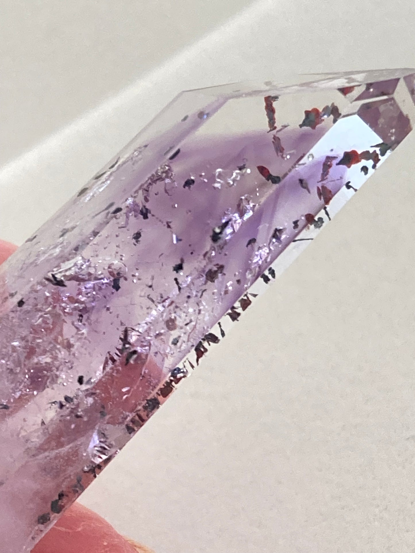 『 ブランドバーグ アメシスト with ヘマタイト 』5   Brandberg Amethyst with Hematite flecks 5