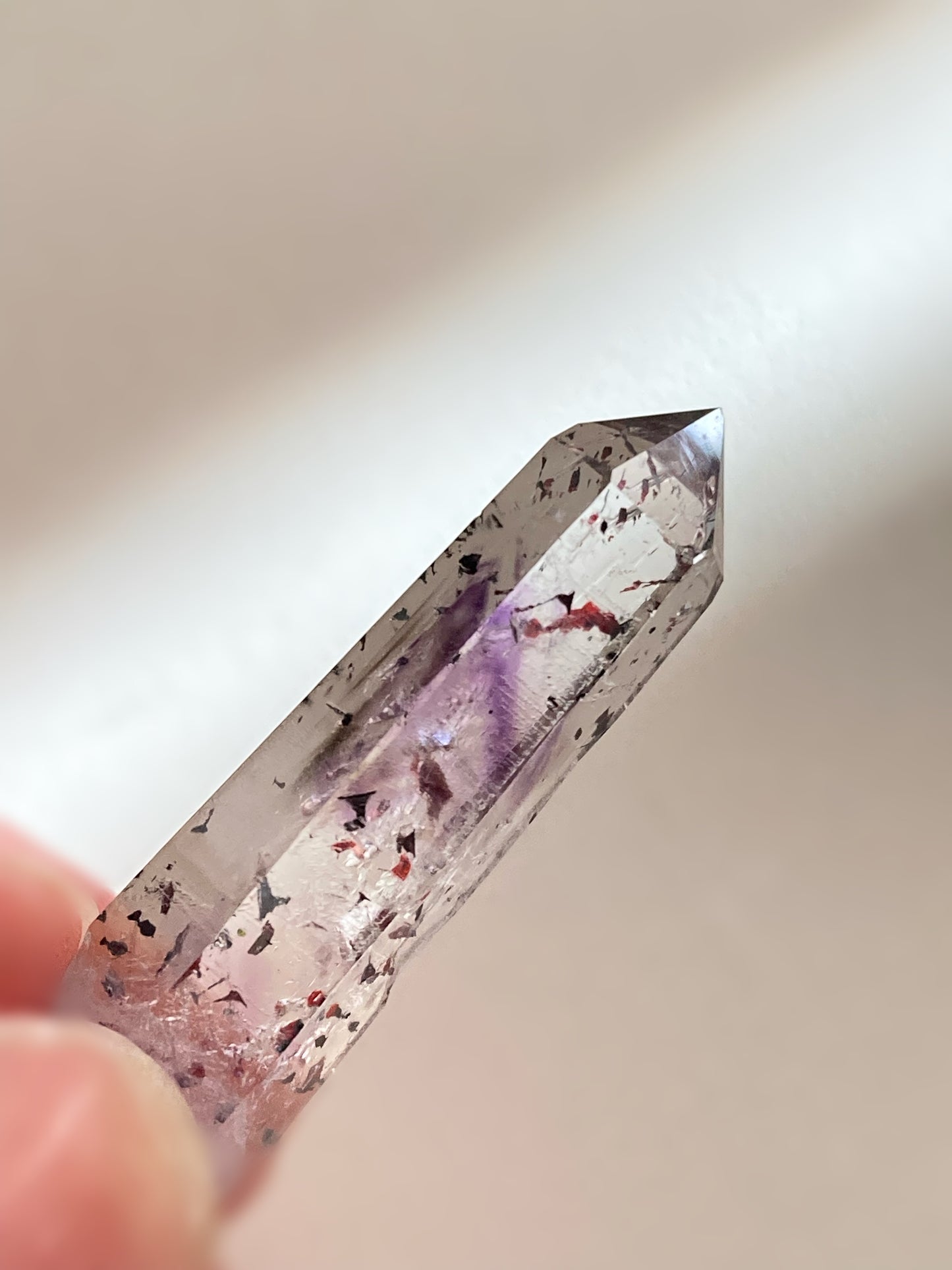 『 ブランドバーグ アメシスト with ヘマタイト 』3  Brandberg Amethyst with Hematite flecks 3