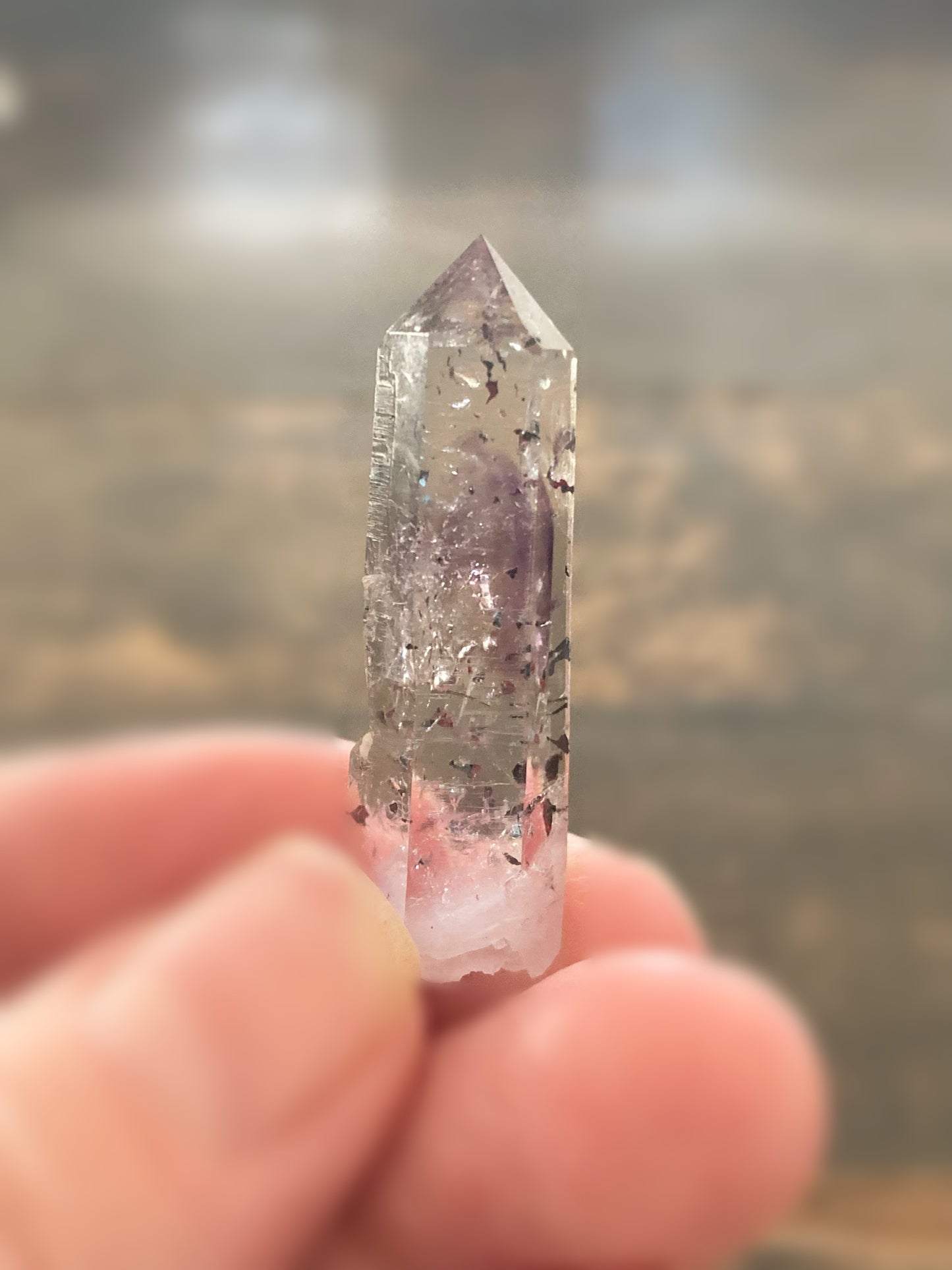 『 ブランドバーグ アメシスト with ヘマタイト 』3  Brandberg Amethyst with Hematite flecks 3