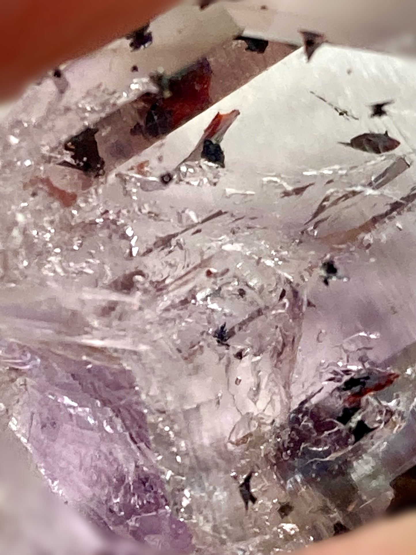 『 ブランドバーグ アメシスト with ヘマタイト 』6  Brandberg Amethyst with Hematite flecks 6