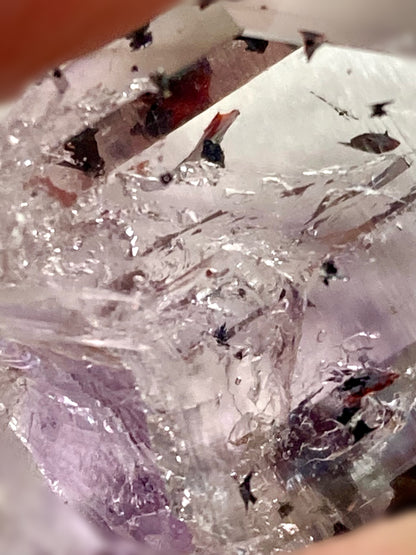 『 ブランドバーグ アメシスト with ヘマタイト 』6  Brandberg Amethyst with Hematite flecks 6