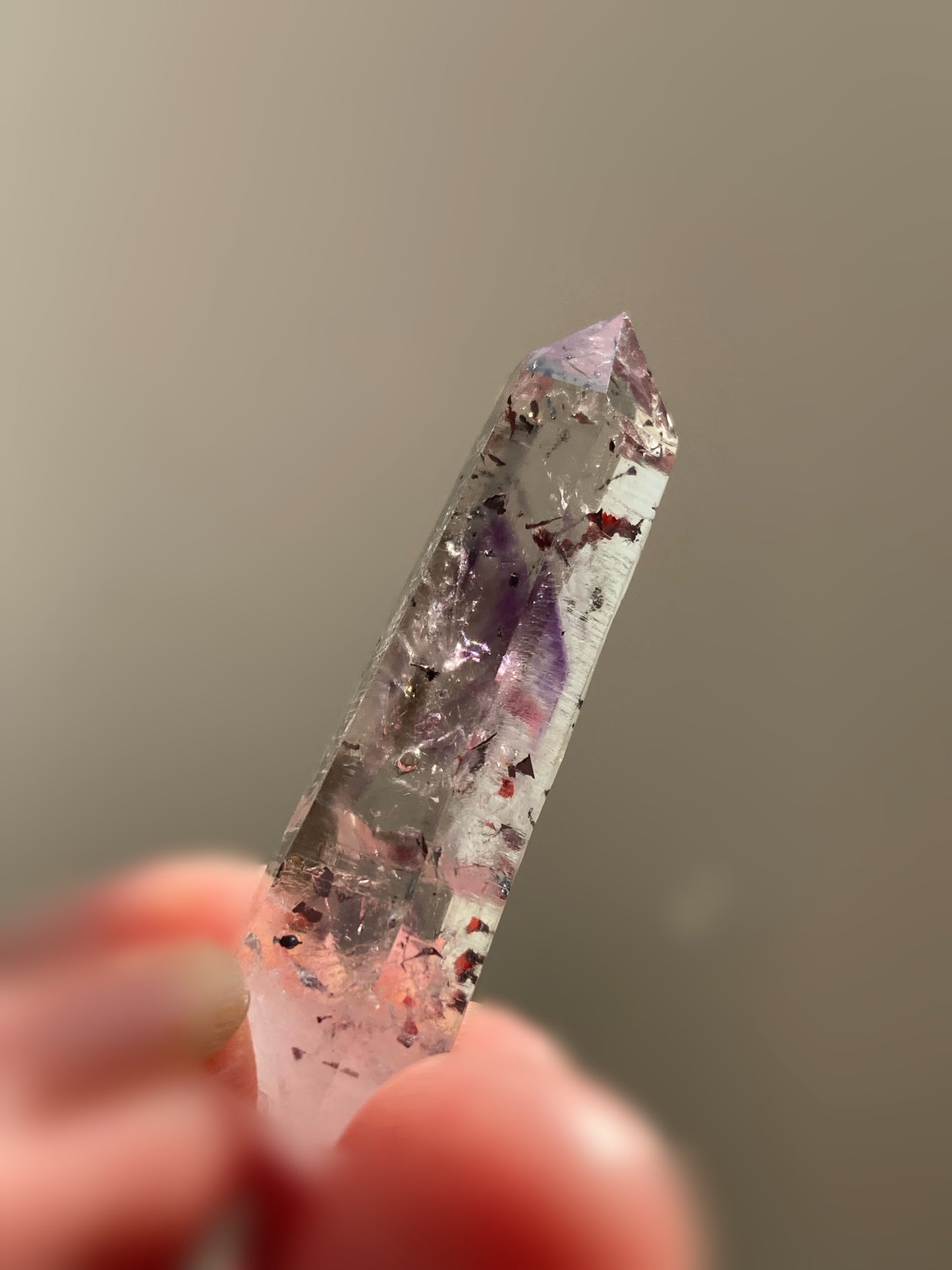 『 ブランドバーグ アメシスト with ヘマタイト 』3  Brandberg Amethyst with Hematite flecks 3