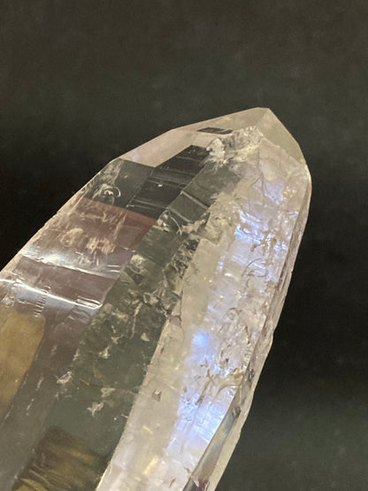 Lemurian Seed Quartz Point, Polished (incl. Stand) 2