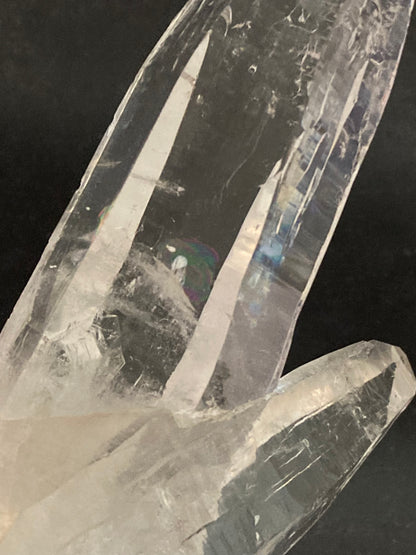Lemurian Seed Quartz Point, Polished (incl. Stand) 2